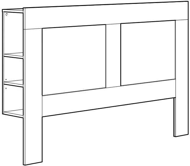 IKEA 302 691 72 BRIMNES Headboard with Storage Compartment