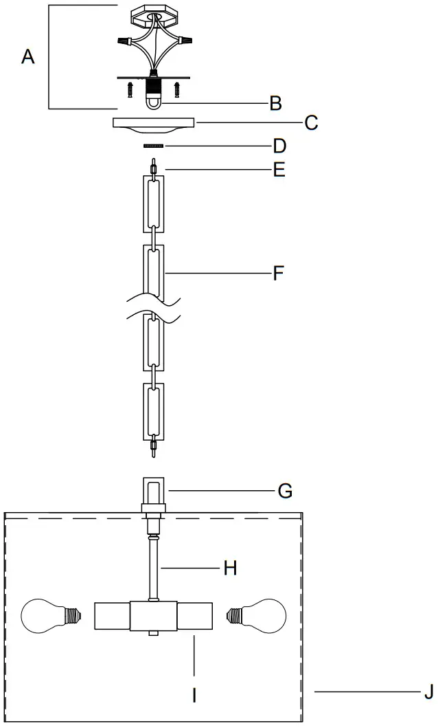 CRYSTORAMA 8686 MK WH Six Light Chandelier - Part