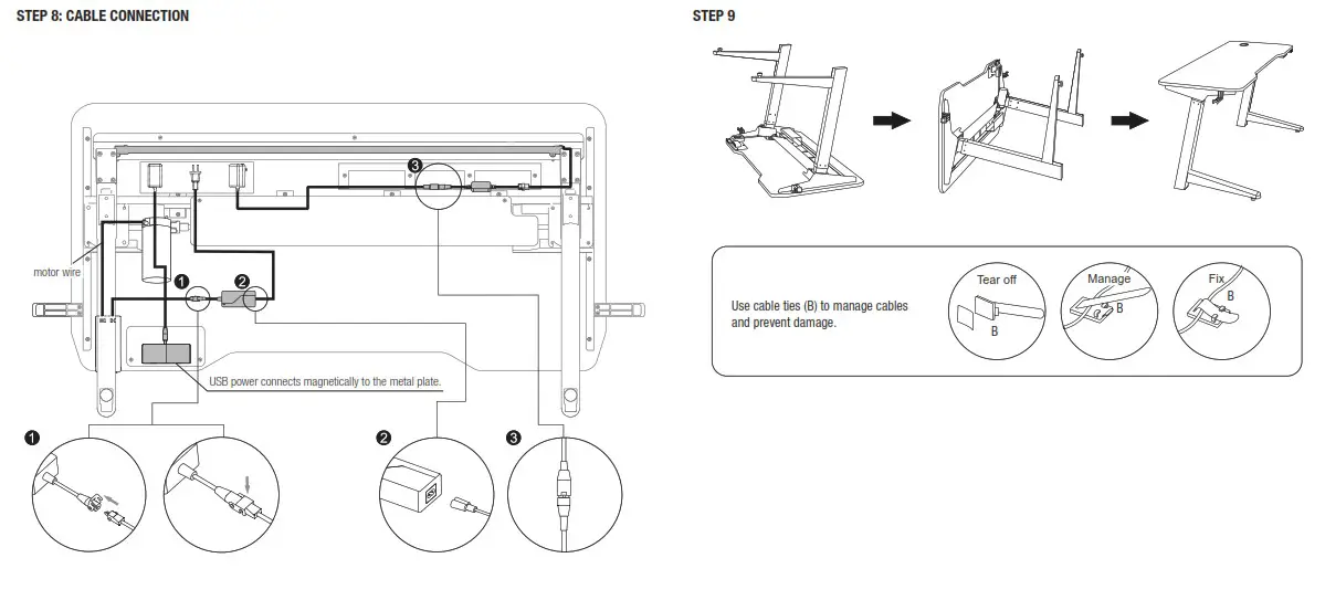 DESIGNlab AR1337 Electric Lift Gaming Desk - DESIGNlab AR1337 Electric Lift Gaming Desk 5