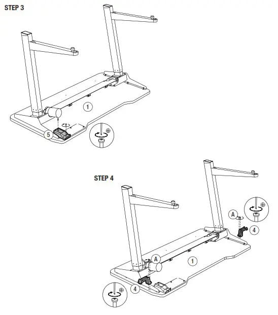 DESIGNlab AR1337 Electric Lift Gaming Desk - fig1