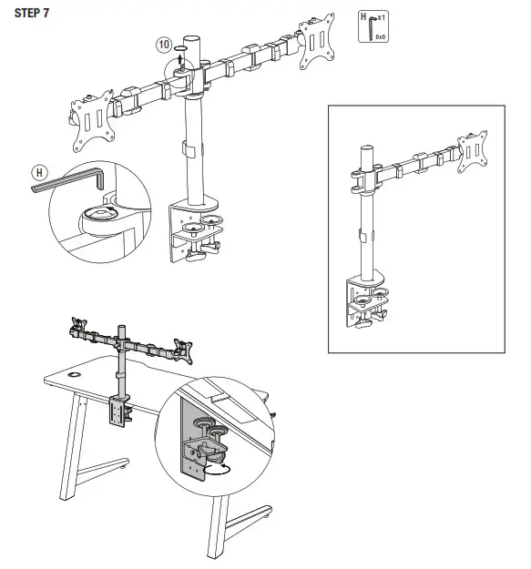 DESIGNlab AR1337 Electric Lift Gaming Desk - fig22