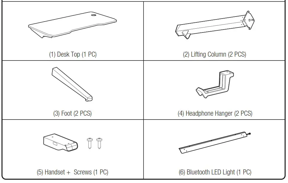 DESIGNlab AR1337 Electric Lift Gaming Desk - icon 10