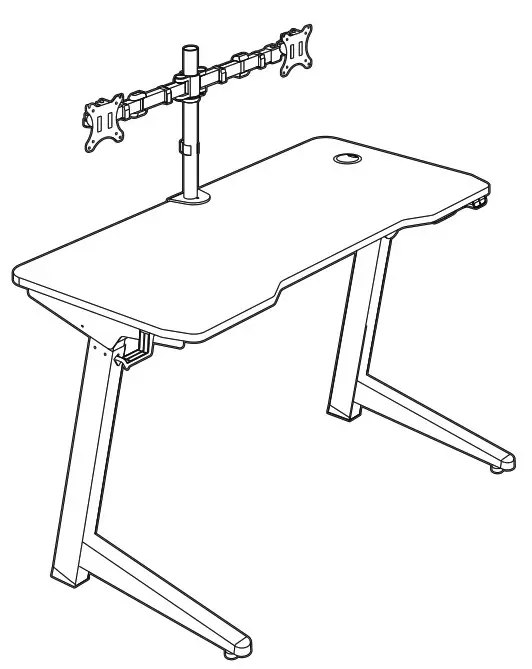 DESIGNlab AR1337 Electric Lift Gaming Desk - response