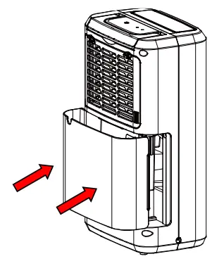 JOCEL JDE001290 Dehumidifier - Tank3