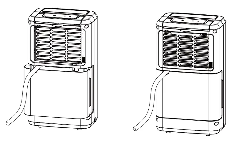 JOCEL JDE001290 Dehumidifier - Water Drainage