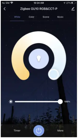 MOES GU10 ZigBee3 0 Smart Light Bulb - smart bulb