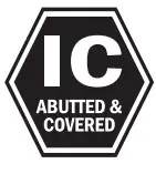 HALCYON R936 W3 Square Low Glare Darklight Wall Light - Logo