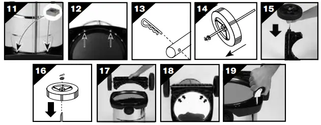shop-vac SS16 Household and Workshop Use Vacuum Cleaner - Wheel Dolly 1