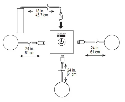 Good Earth RE1342-WHG-02LF3-F LED Disk Light with Power Bank - fig 12