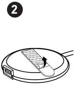 Good Earth RE1342-WHG-02LF3-F LED Disk Light with Power Bank - fig 2