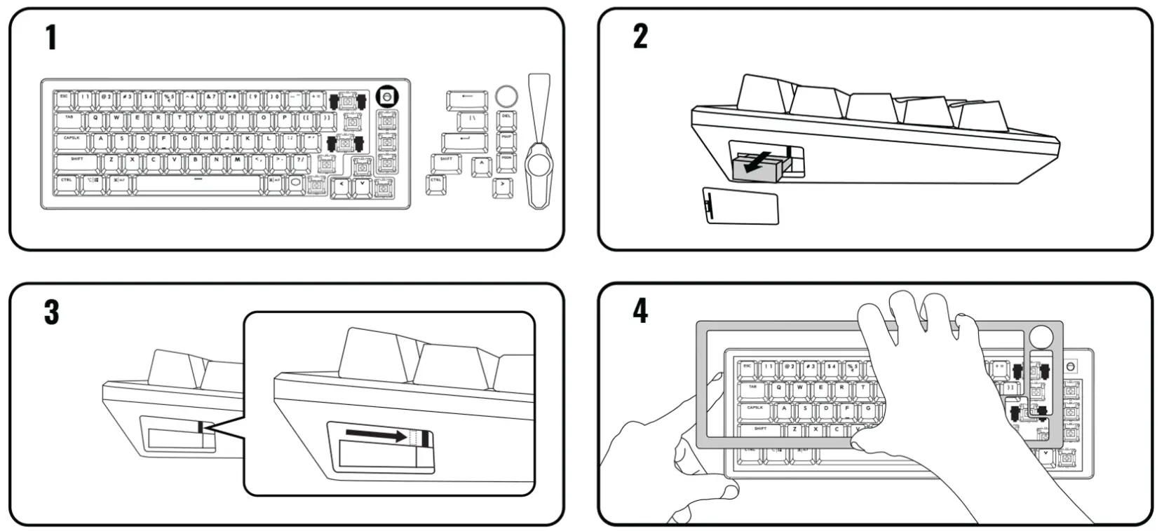COOLER MASTER CK720 Gaming Keyboard