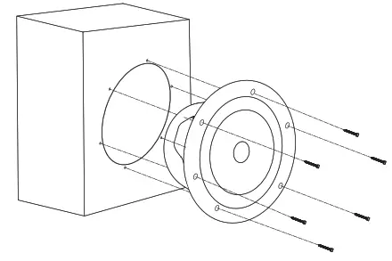 JBL Club 6.5 Inch Marine Speaker - ENCLOSURE