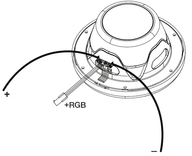JBL Club 6.5 Inch Marine Speaker - SIGNAL WIRING