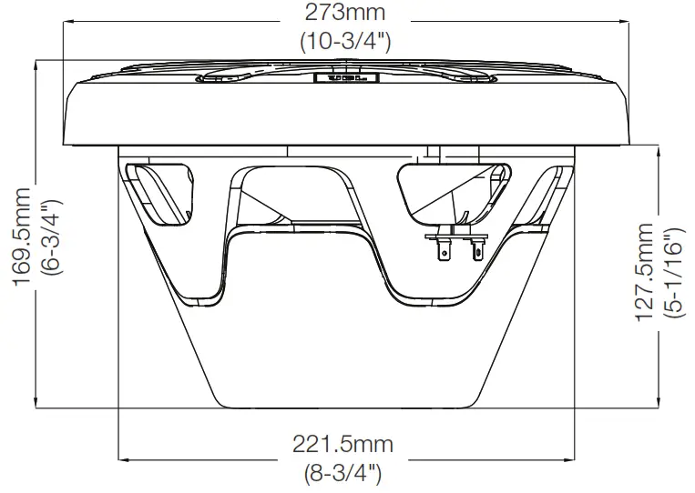 JBL Club 6.5 Inch Marine Speaker - speaker1