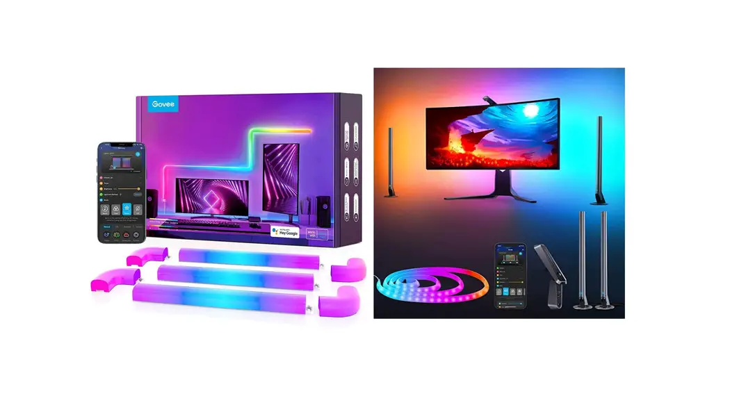 Govee B6062a01 Glide Wi-fi Led Rgbic Wall Light User Guide