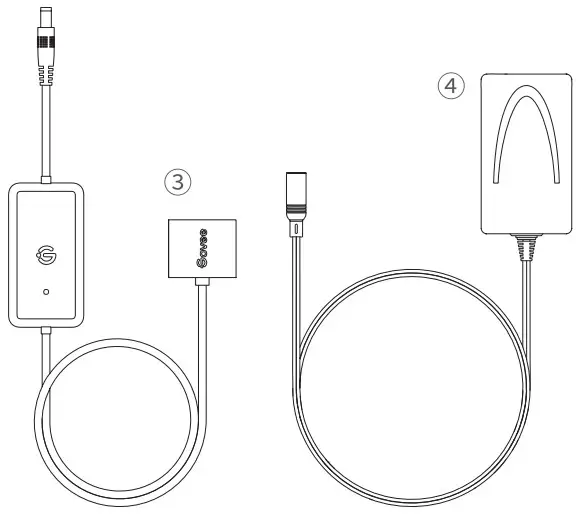 Govee B6062A01 Glide Wi-Fi LED RGBIC Wall Light - Fig 1