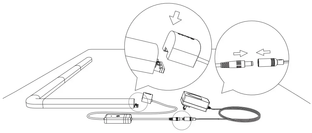 Govee B6062A01 Glide Wi-Fi LED RGBIC Wall Light - Fig 3