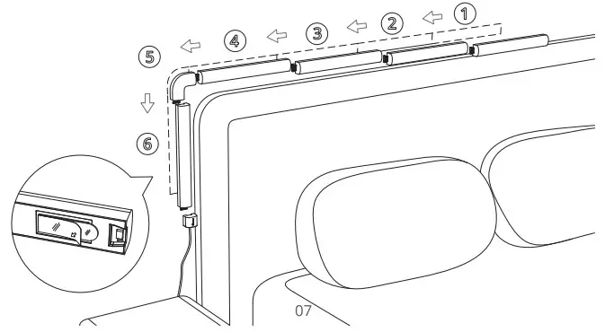 Govee B6062A01 Glide Wi-Fi LED RGBIC Wall Light - Fig 6