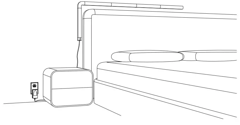 Govee B6062A01 Glide Wi-Fi LED RGBIC Wall Light - Fig 7