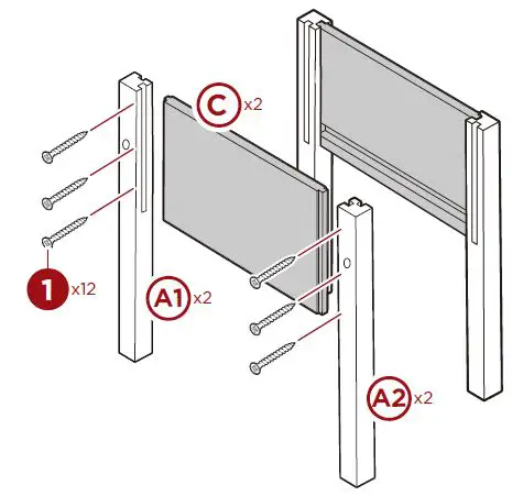 bcp-SKY6634-72-Inch-Elevated-Wood-Garden-Planter-fig-5