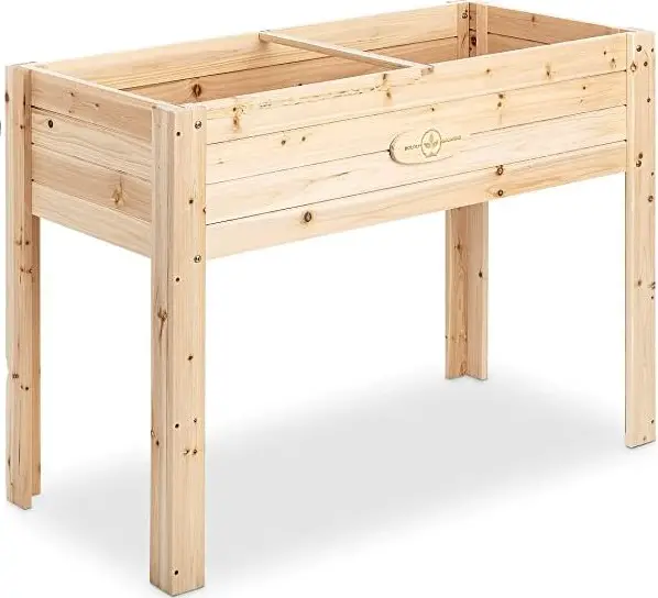 bcp-SKY6634-72-Inch-Elevated-Wood-Garden-Planter-product