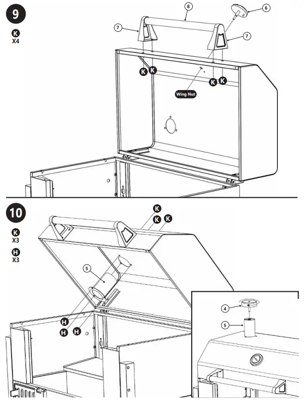SMOKE HOLLOW SH19040819 Charcoal Grill - Fig 13
