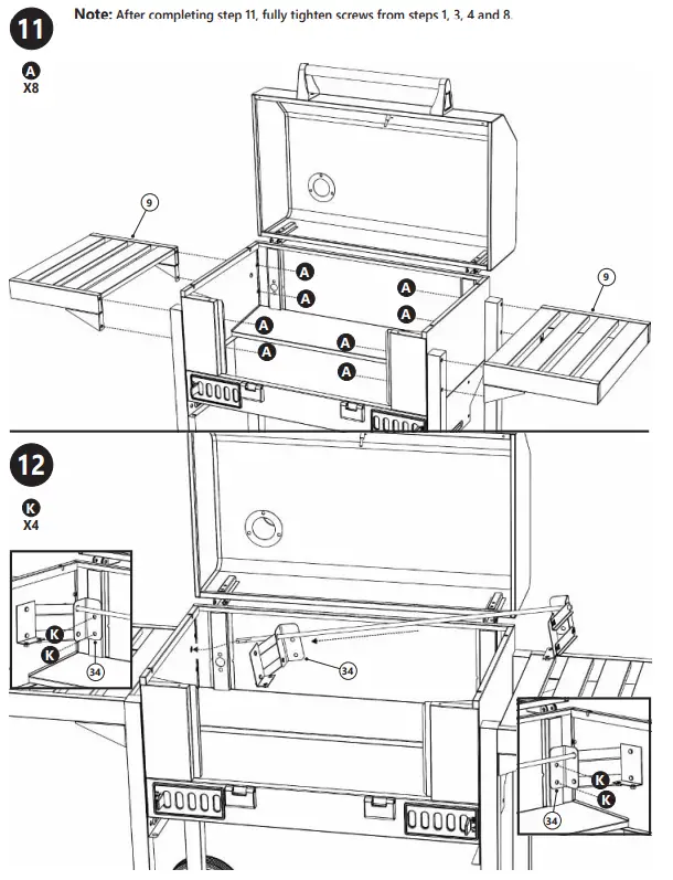 SMOKE HOLLOW SH19040819 Charcoal Grill - Fig 14