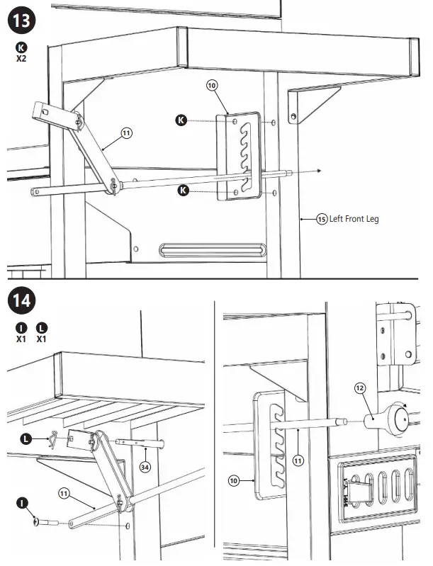 SMOKE HOLLOW SH19040819 Charcoal Grill - Fig 15