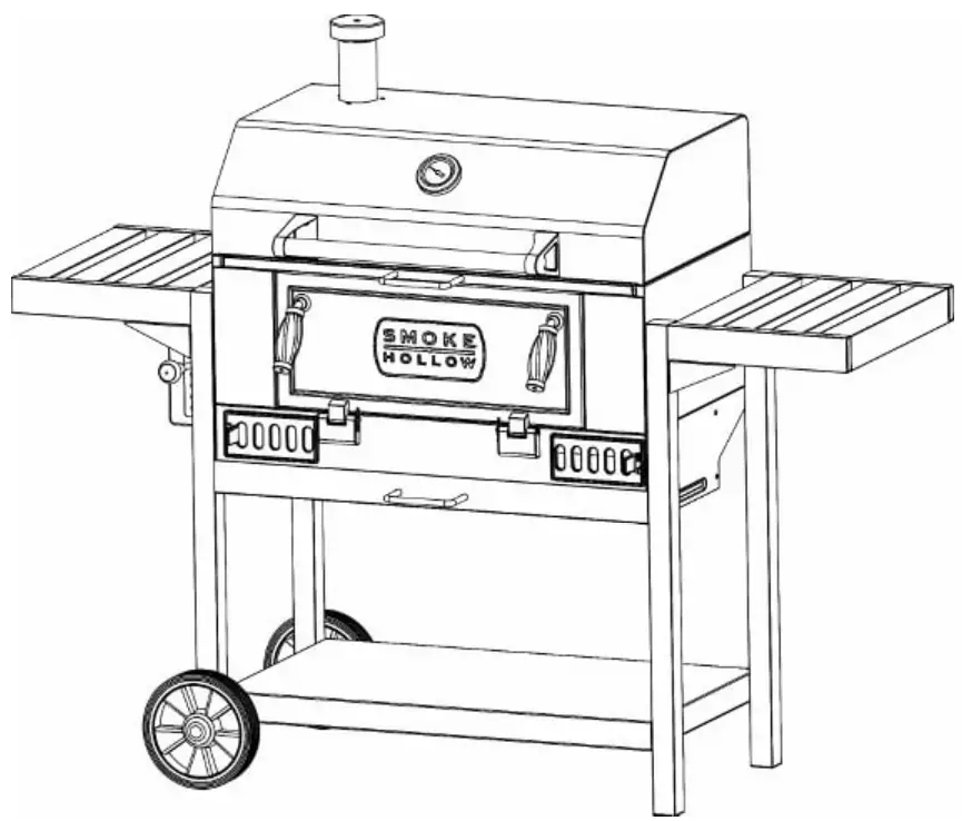 SMOKE HOLLOW SH19040819 Charcoal Grill