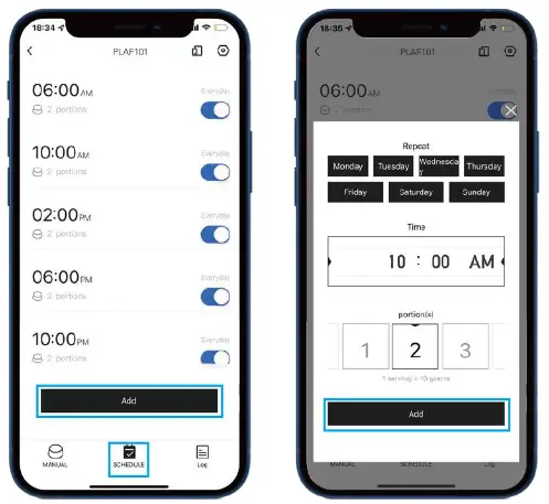 PETLIBRO PLAF101 Automatic Pet Feeder - App8