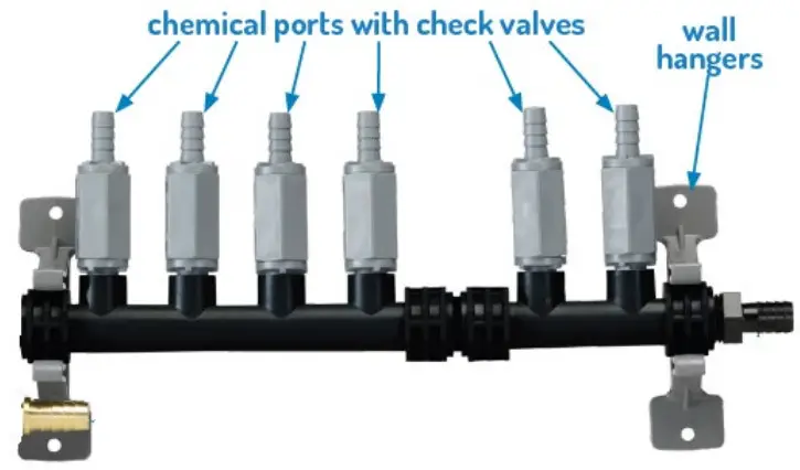 HYDRO E DOS Pump - Manifold Overview