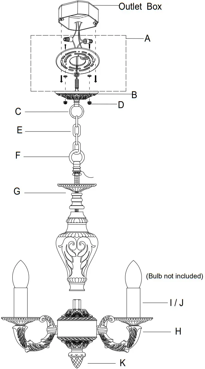 CRYSTORAMA 5024 VB GT S Paris Market Four Light Mini Chandelier - Part Number
