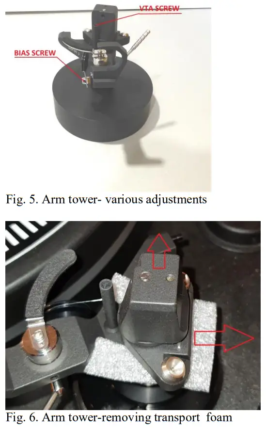 KUZMA SAFIR 9 Professional Turntables Tonearm - Arm tower