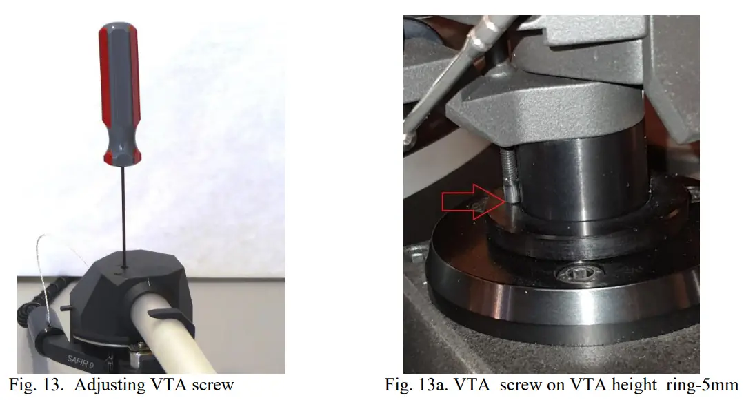 KUZMA SAFIR 9 Professional Turntables Tonearm - VTA adjustment