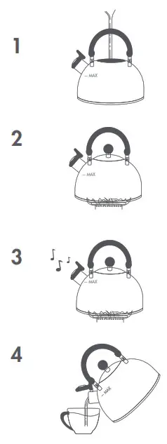 primula Stewart Whistling Kettle - overview