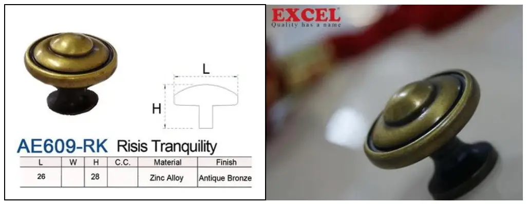 EXCEL-AE609-RK-IONE-Knob-Risis-Tranquility-fig-1