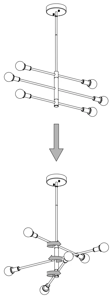 artika PDT AR5C HD2GD LED Pendant Light - LIGHT FIXTURE2