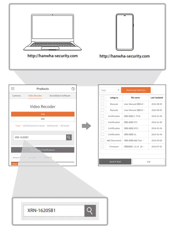 WISeNeT XRN 1620B2 Network Video Recorder - Using Product Information