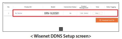 WISeNeT XRN 1620B2 Network Video Recorder -Wisenet DDNS5