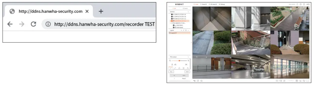 WISeNeT XRN 1620B2 Network Video Recorder -Wisenet DDNS6