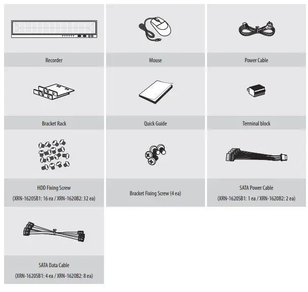 WISeNeT XRN 1620B2 Network Video Recorder