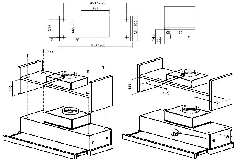 TEKA CNL 6415 PLUS Built-In Pull-Out Hood-fig5