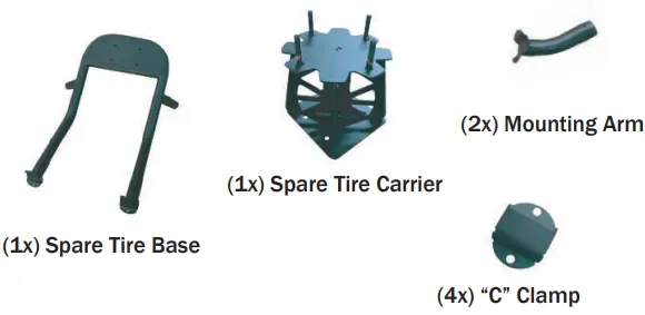 AFX-MOTORSPORTS-POR034-Spare-Tire-Carrier-Kit-1