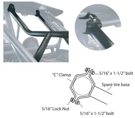 AFX-MOTORSPORTS-POR034-Spare-Tire-Carrier-Kit-5