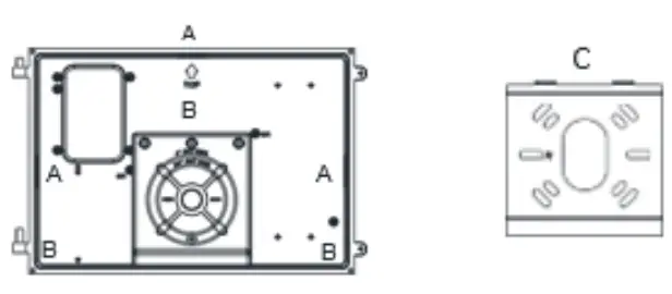 LEDOne CCT Series LOC WP Multi Watt Outdoor Mini Wall Pack - Holes