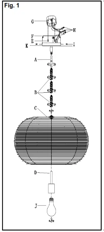 Minka-Lavery 3545-66A Modjeska 1 Light Coal Black Pendant - Fig1
