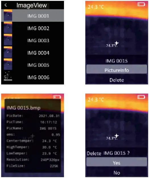 MILESEEY TR120 Handheld Infrared Thermal Imager - Image View