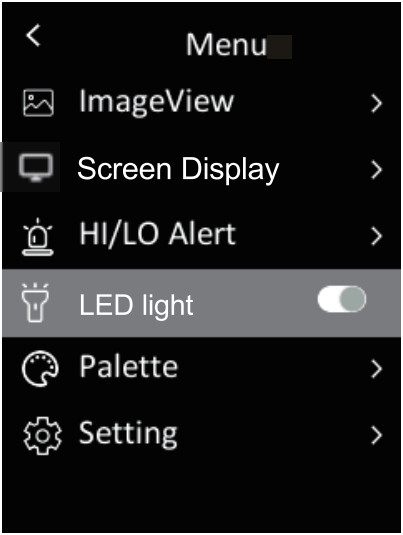 MILESEEY TR120 Handheld Infrared Thermal Imager - LED Light