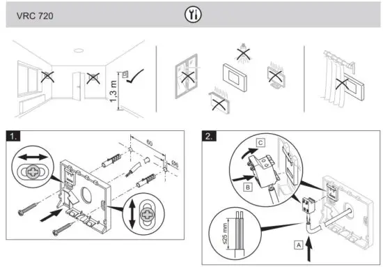 FIG 46 Installing the system control and outdoor temperature sensor.JPG