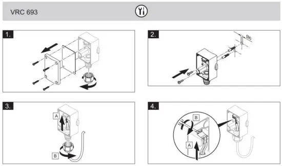 FIG 48 Installing the system control and outdoor temperature sensor.JPG